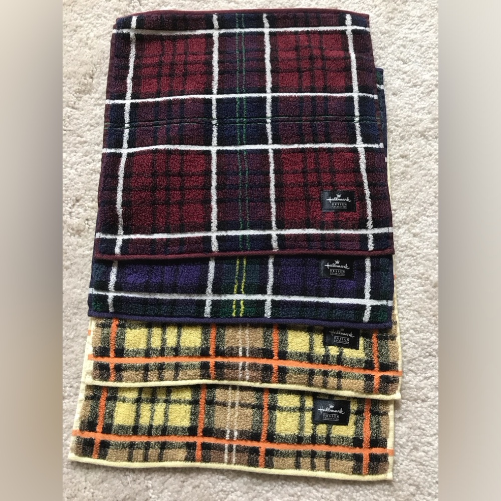 Hallmark face towels